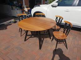 Refurbished Ercol Dropleaf Table And 4