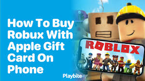robux with an apple gift card