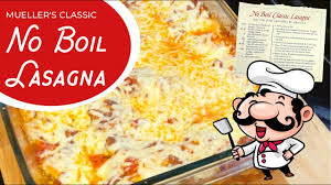 clic no boil lasagna old