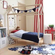 Toddler Bed Kids House Bed 4 Poster Bed