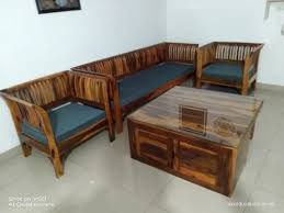 5 seater sheesham wood sofa set