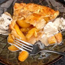 easy peach pie with canned peaches