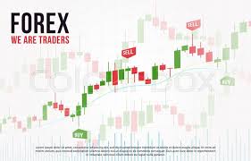 Vector Background With Stock Market Stock Vector