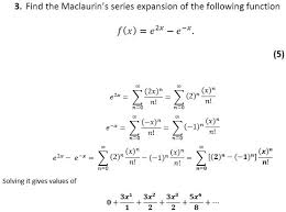 maclaurin series expansion