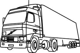 The blueprints com blueprints trucks volvo volvo vn 770 6x4 #ey0xah. Semi Trailer 146836 Transportation Printable Coloring Pages