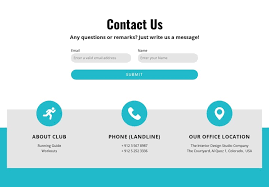 contact form with contacts css template