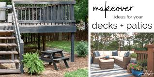 Budget Friendly Patio Deck Makeovers
