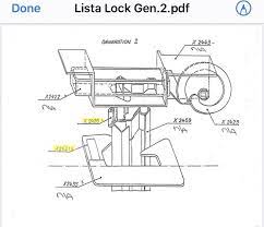 general lista cabinet lock rotor