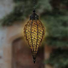 tall hanging outdoor lantern