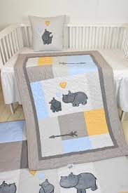 Fox Blanket Animal Nursery Quilt Baby