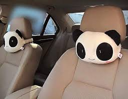 Cartoon Cute Panda Plush Auto Car Seat