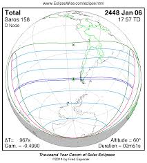 total solar eclipse of 2448 jan 06