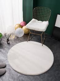 solid color round carpet shein singapore