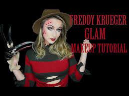 freddy krueger glam makeup tutorial