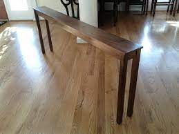 Skinny Table Behind The Couch