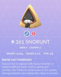 Snorunt Pokemon Go Wiki Guide Ign
