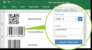 tbarcode office barcode add in for