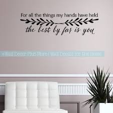 Master Bedroom Decor Love Decal Quotes