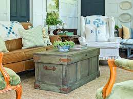 Rustic Trunk Style Coffee Table