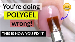 mistakes in polygel nails application