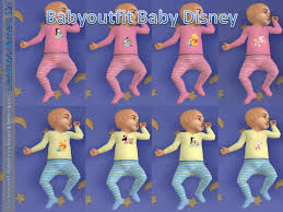 The babies for everyone mod allows both the genders to get pregnant. Mod The Sims New Babyoutfit 216 Baby Disney Mickey Winnie Co Non Default Replacement