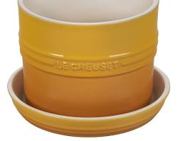 Le Creuset Stoneware Herb Planter, 5.5 Inches, Nectar