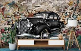 Canvas Wall Decor Vintage Car
