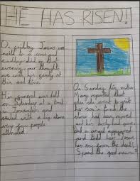 The best way to structure a newspaper article is to first write an outline. Christ The King Catholic Primary On Twitter Class 7 Children Have Been Writing Newspaper Reports This Week To Retell The Easter Story Enjoy Your Easter Weekend Everyone Https T Co P0qn5kancf