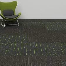 matte pvc striped carpet tiles 8 mm