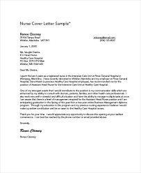 Nurse Cover Letter Example Sample Threeroses Us