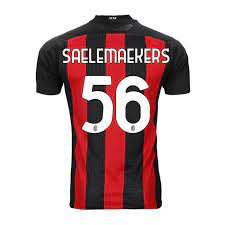 Belgium | milan | italy serie a (1). Danxen Herren Fussball Alexis Saelemaekers 56 Heimtrikot Rot Schwarz Trikot 2020 21 Hemd