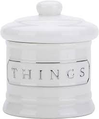 Последние твиты от pottery barn (@potterybarn). Lonovel Bathroom Vanity Storage Organizer Canister For Cotton Balls Swabs Bath Salt Cosmetic Pads Makeup Sponges Jars Home Decor Ceramic Bathroom Accessories Canisters Holder With Lid Creamy White Amazon Ca Home Kitchen