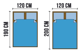 Ecco le misure standard di un letto singolo. Misure Letto Una Piazza E Mezza