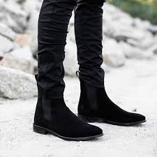 Chelsea boots are one of the most versatile boot styles to wear during the fall and men's footwear startup new republic makes some of our favorite pairs. Fancy The Classic Black Chelsea Boots Boots Outfit Men Black Chelsea Boots Chelsea Boots Outfit