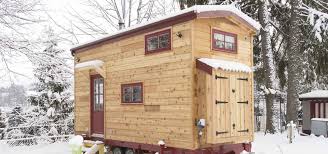 tiny house à l hiver