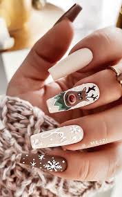 Glitter, polished, christmas fingernails, wedding, hairstyles 2020 and hair cuts. Cute Christmas Nail Designs 2020 Holiday Nail Art Ideas