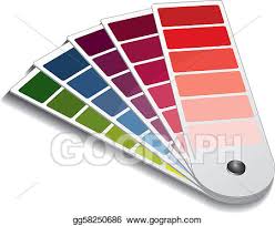 Vector Art Pantone Color Guide Clipart Drawing Gg58250686