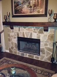 Oklahoma Flagstone Fireplace