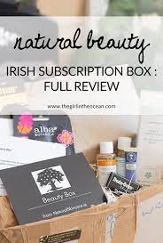 irish natural beauty subscription box