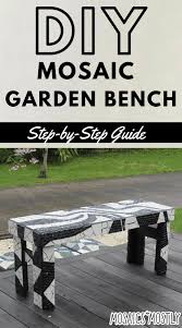 Diy Mosaic Garden Bench Project