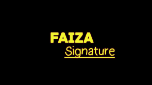 Faiza first name was found 4382 times in 39 different countries. Faiza Name Signature Style Learn Your Signature Youtube