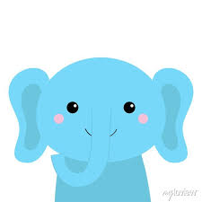 Elephant Animal Icon Cute Cartoon