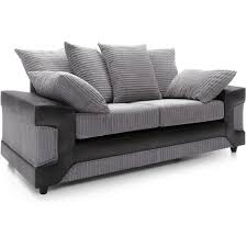 dino 2 3 in black grey sofa color black