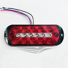 6 Oval Led Surface Mount Stop Turn Tail And Backup Light Www Ordertrailerparts Com
