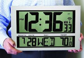 Giant Digital Atomic Wall Clock And