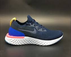 Nike epic react flyknit 2 youth kids shoes athletic sneakers. Nike Epic React Flyknit Running Shoes College Navy Racer Blue Pink Blast Missgolf