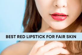 red lipstick for fair skin