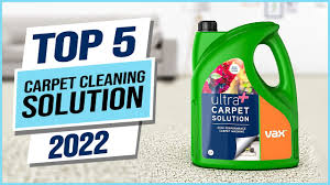 top 5 best carpet cleaning solution