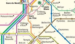 paris metro map shows it may be quicker