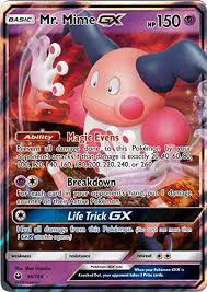 Mime in the pokédex explore more cards mr. Amazon Com Mr Mime Gx 156 168 Full Art Ultra Rare Pokemon Sun Moon Celestial Storm Comes Protected In Penny Sleeve Ultra Pro Top Loader Everything Else